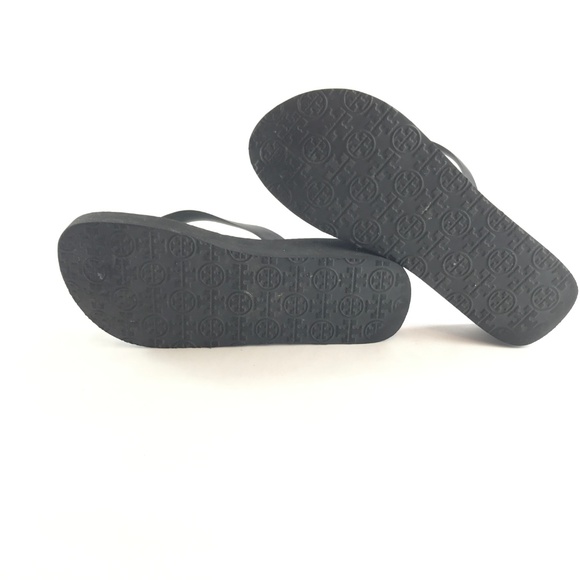 Tory Burch Zebra Print Black & White Flip Flops - Picture 2 of 5